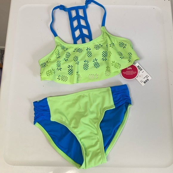 Justice Girls size 8 2 piece Bathing Suit - Picture 2 of 10